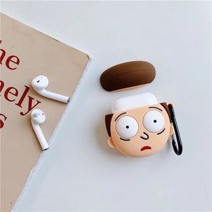 Morty 3D silicone AirPod case from rick and morty